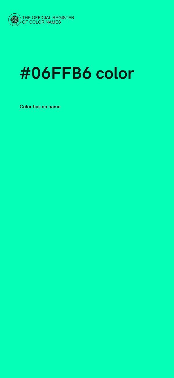 #06FFB6 color image
