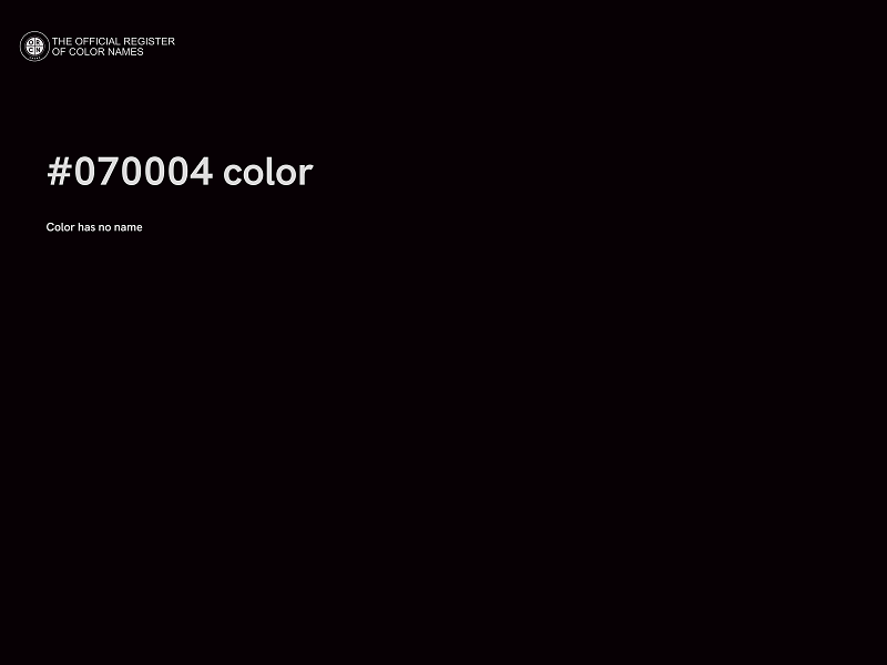 #070004 color image