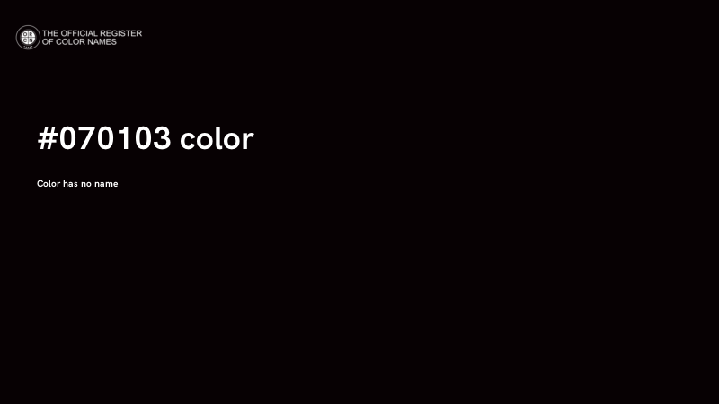 #070103 color image