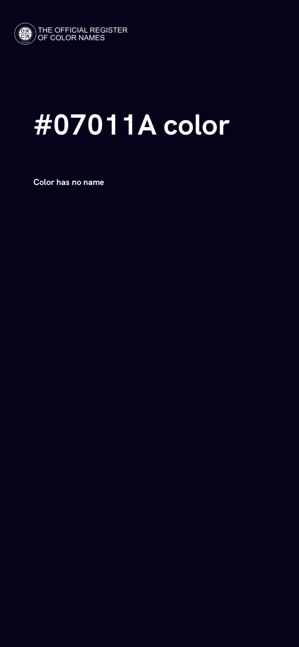 #07011A color image