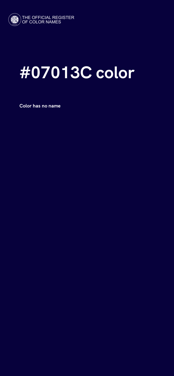 #07013C color image