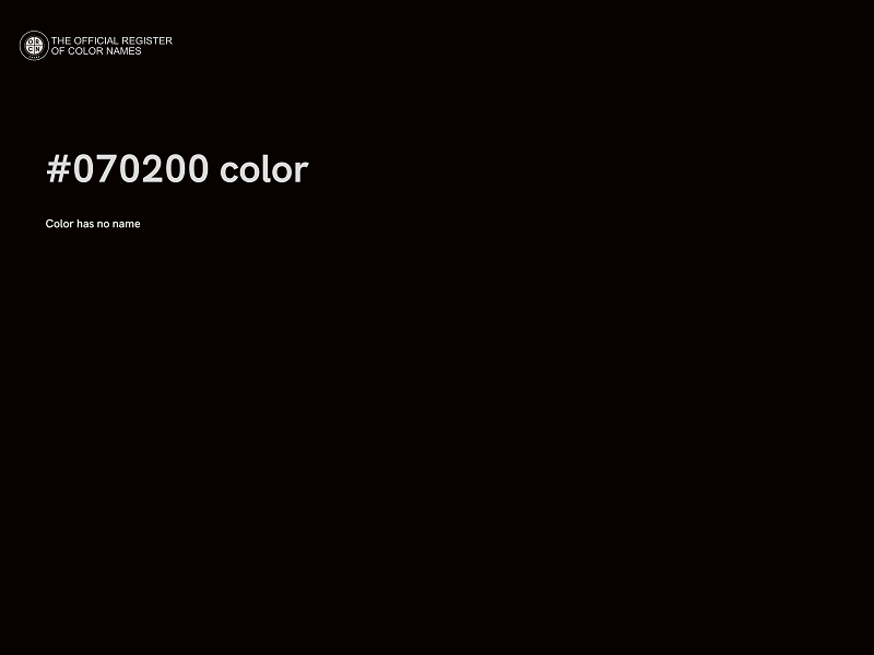 #070200 color image