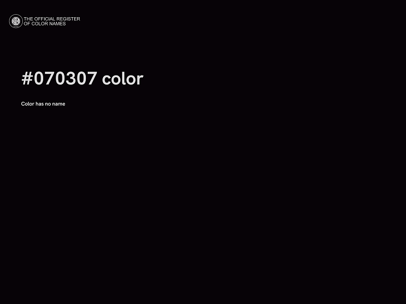 #070307 color image