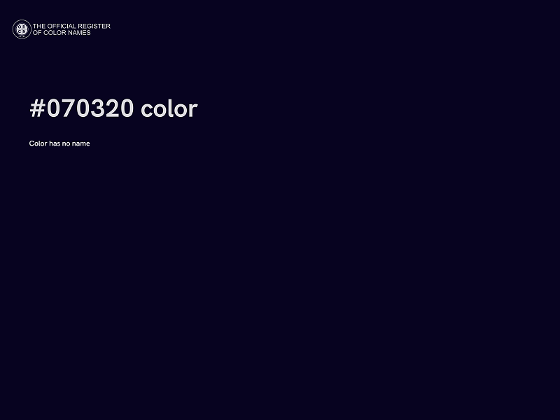 #070320 color image