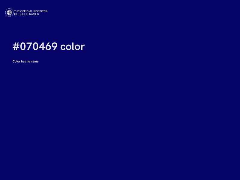 #070469 color image