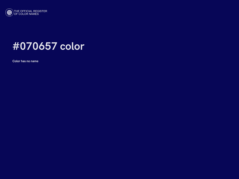 #070657 color image