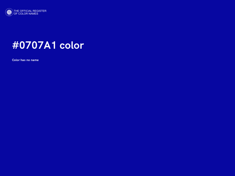 #0707A1 color image