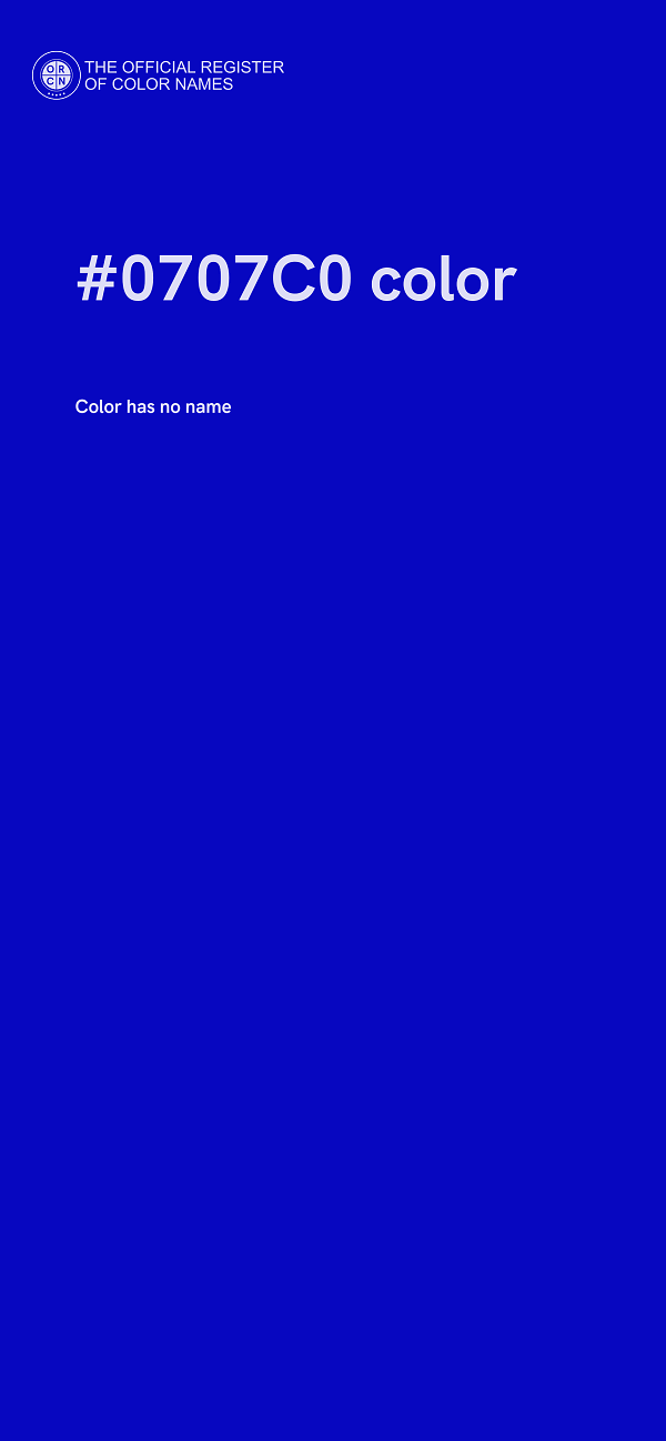 #0707C0 color image