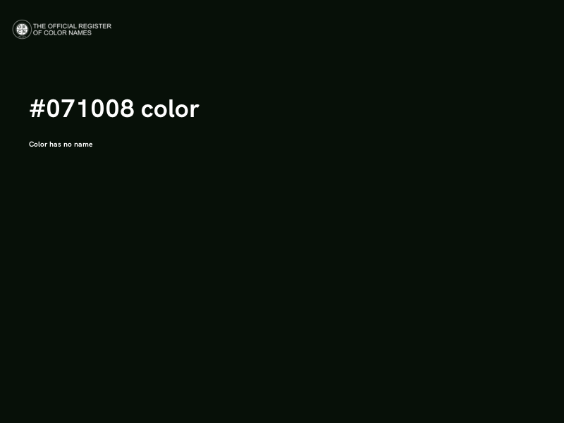 #071008 color image