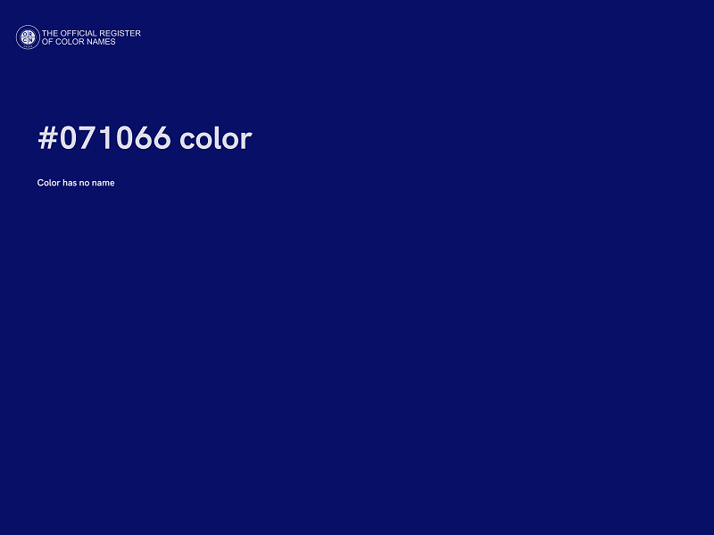 #071066 color image
