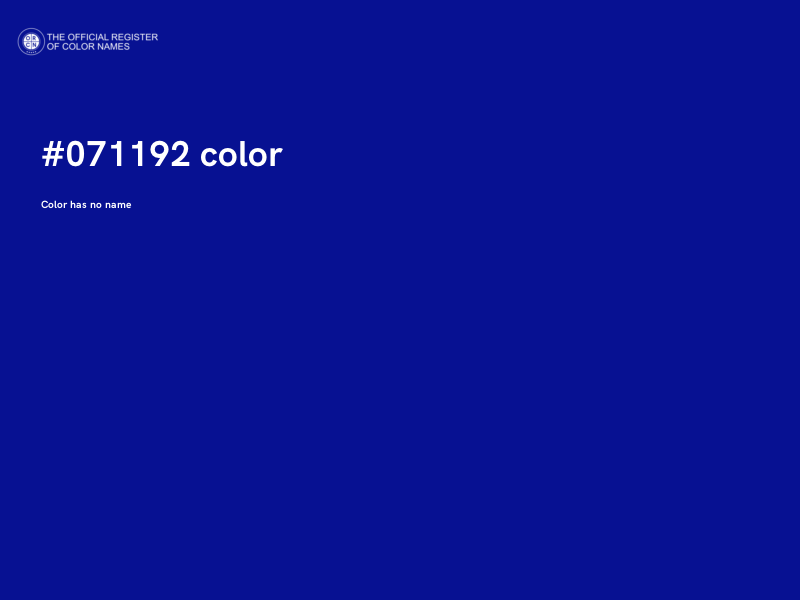#071192 color image