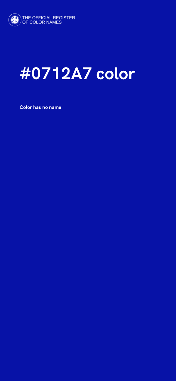 #0712A7 color image