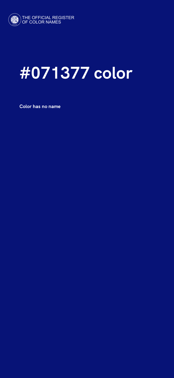 #071377 color image
