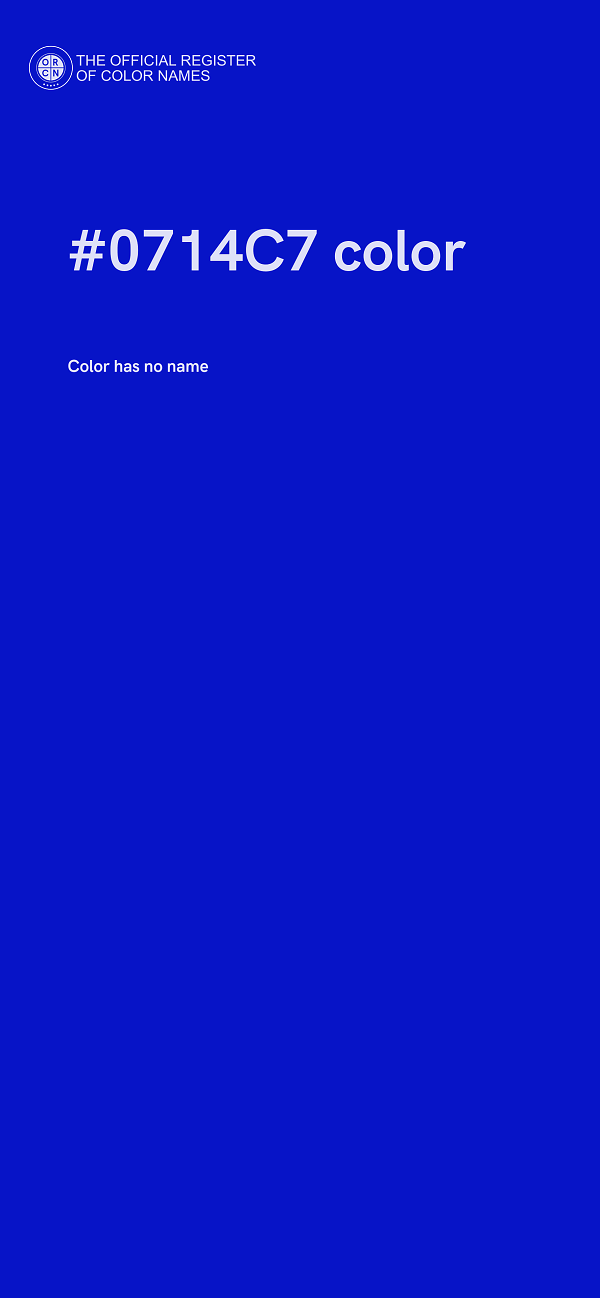 #0714C7 color image