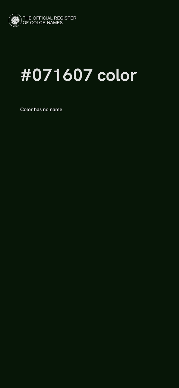 #071607 color image