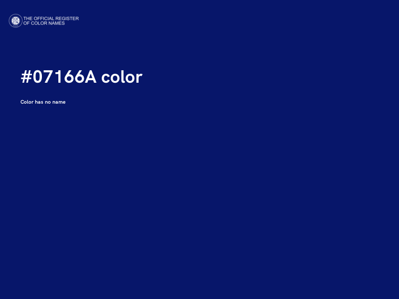 #07166A color image