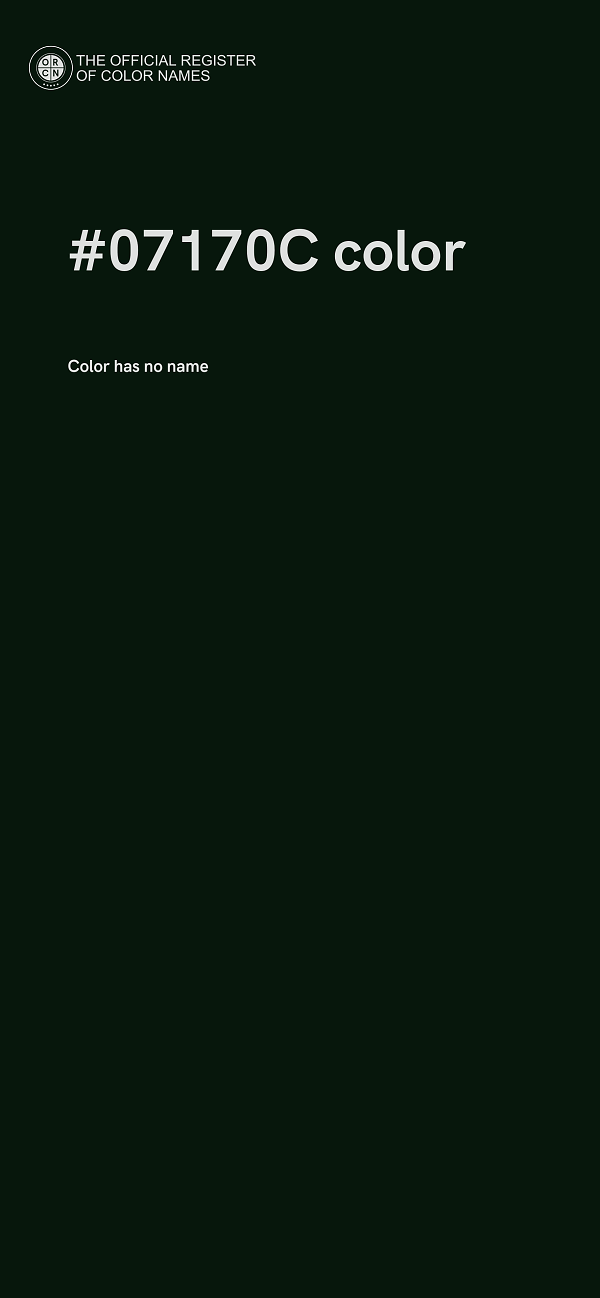 #07170C color image