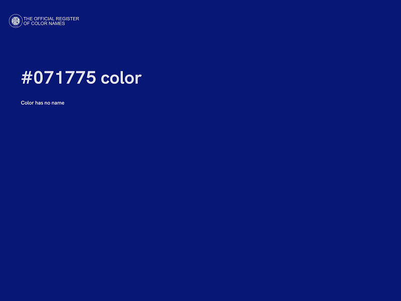 #071775 color image