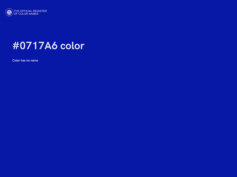 #0717A6 color image