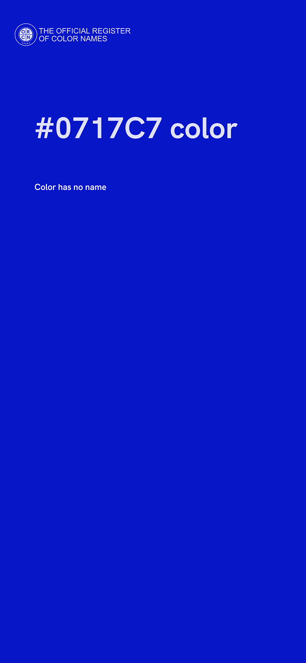 #0717C7 color image