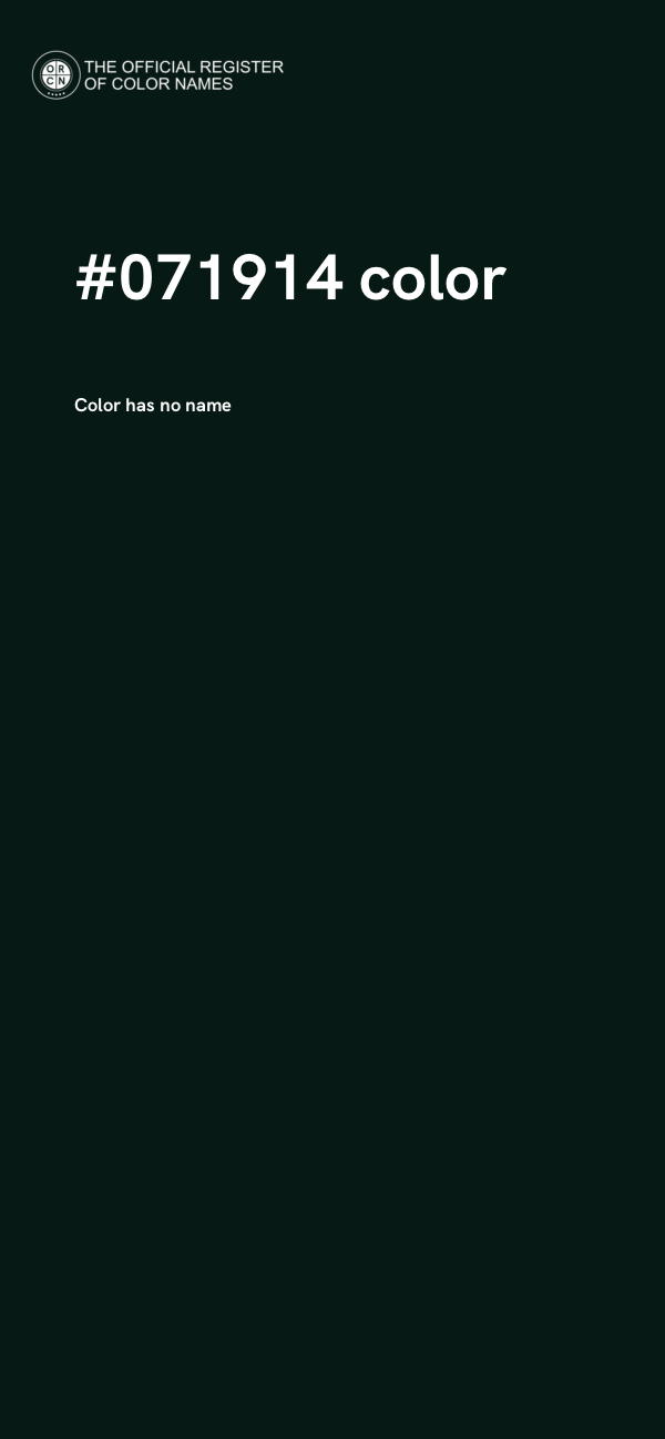 #071914 color image