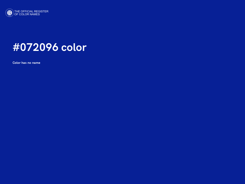 #072096 color image