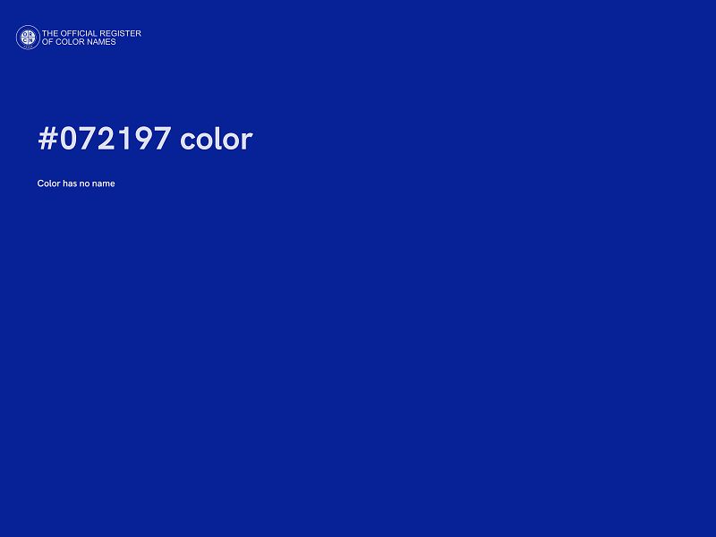 #072197 color image