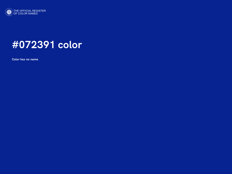 #072391 color image