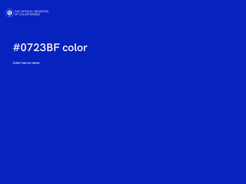 #0723BF color image
