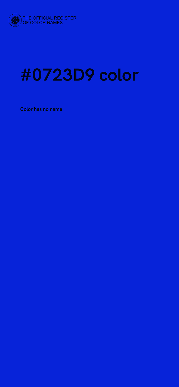 #0723D9 color image