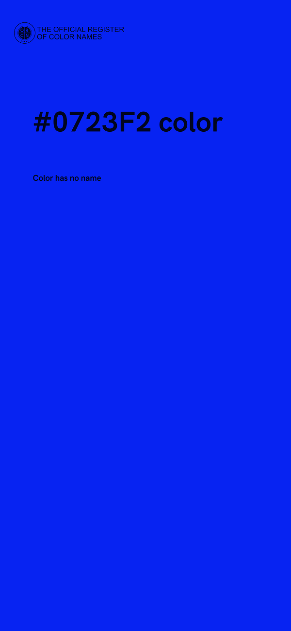 #0723F2 color image