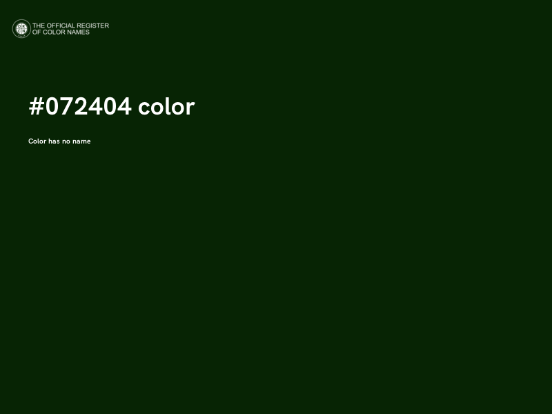 #072404 color image