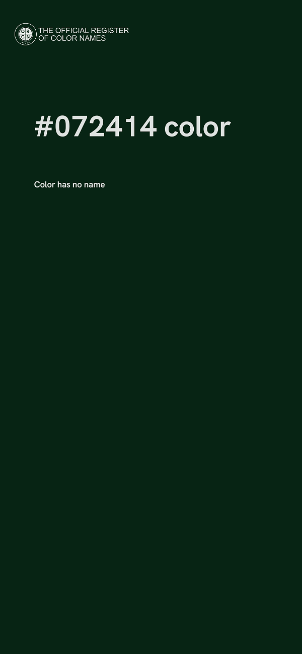 #072414 color image