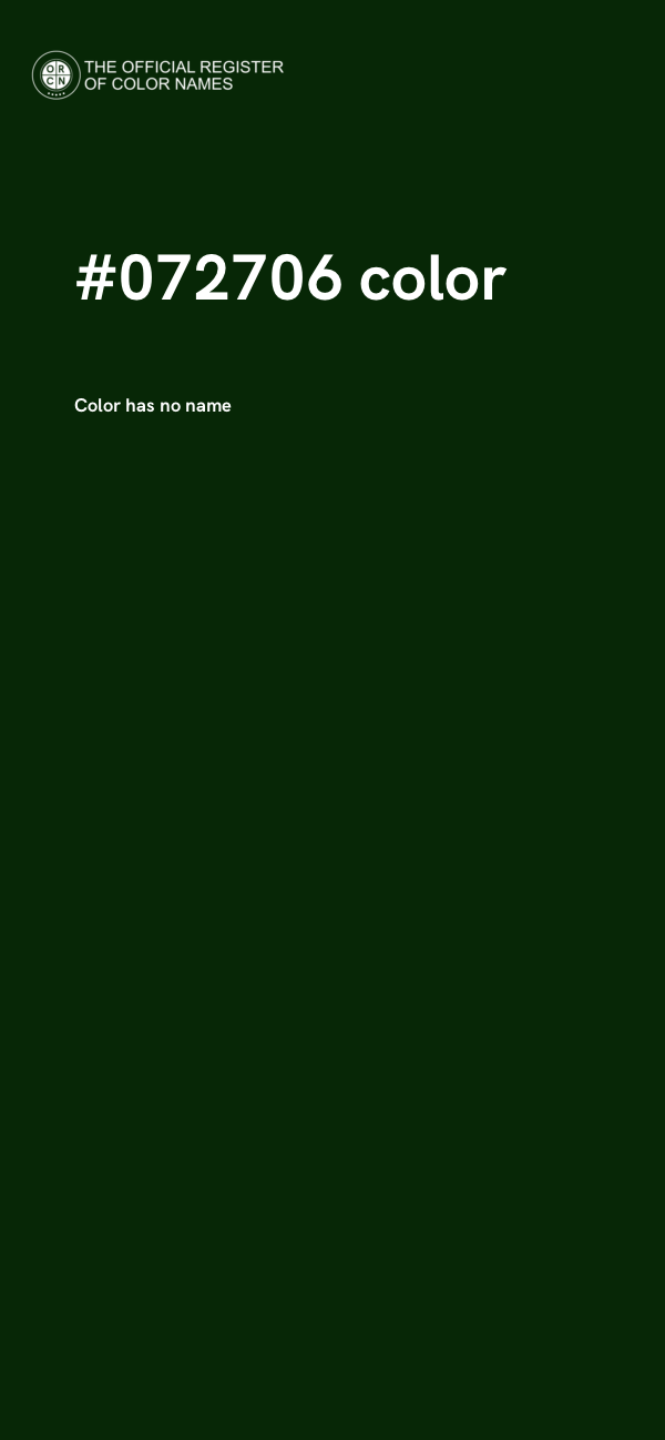 #072706 color image