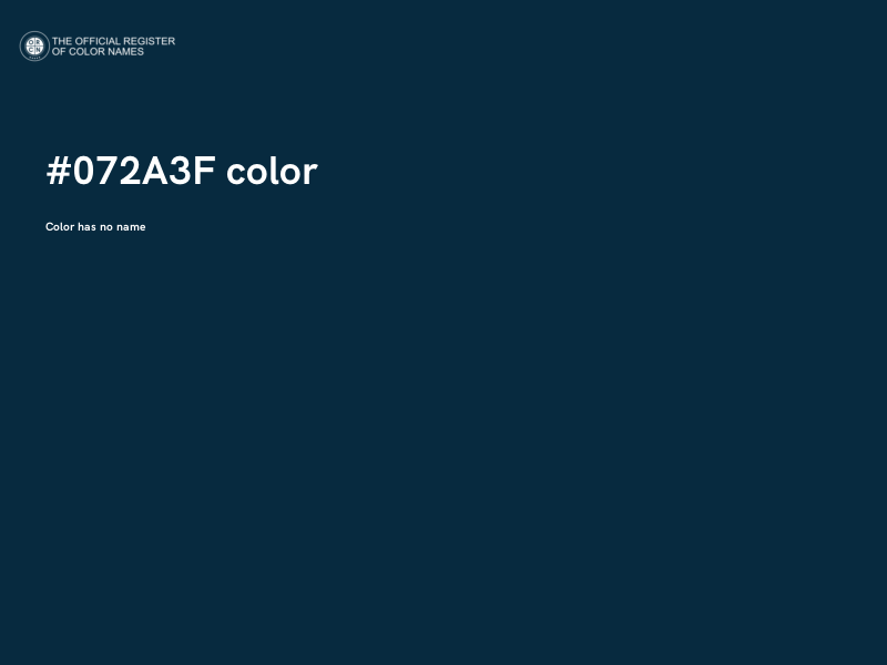 #072A3F color image