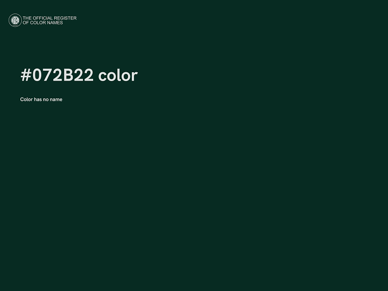 #072B22 color image