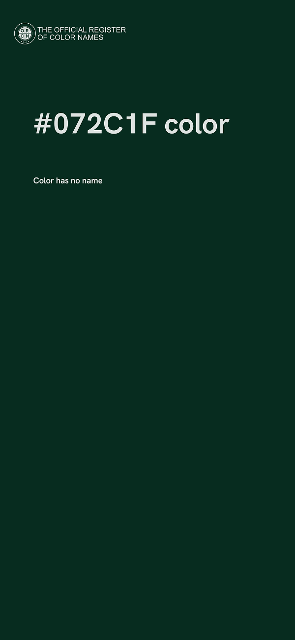 #072C1F color image