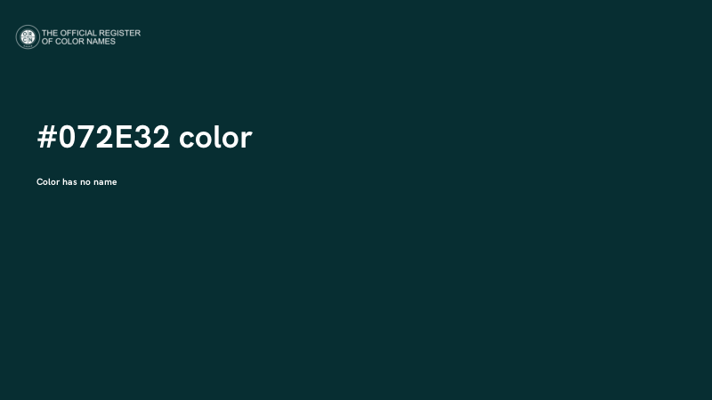 #072E32 color image