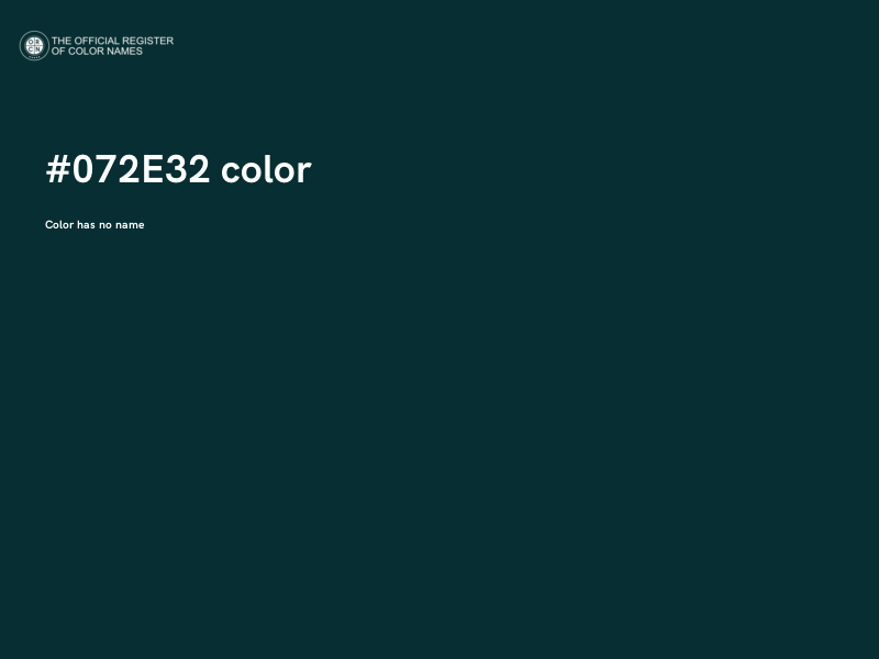 #072E32 color image