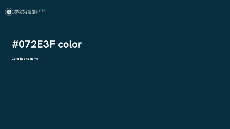 #072E3F color image