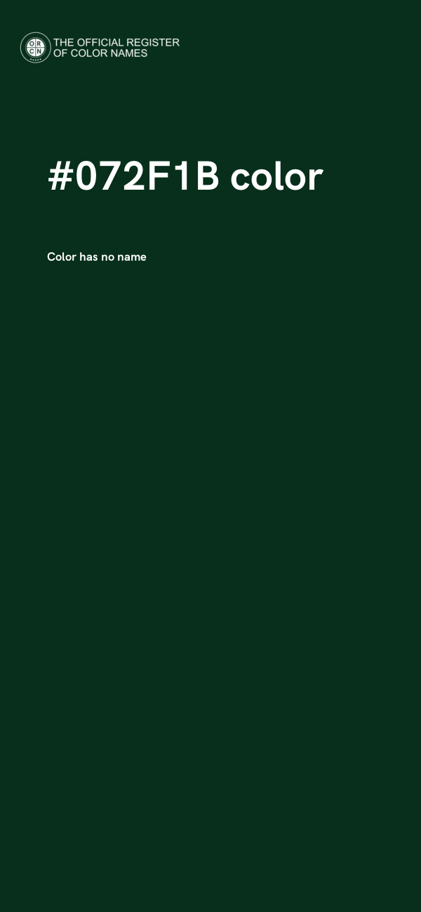 #072F1B color image
