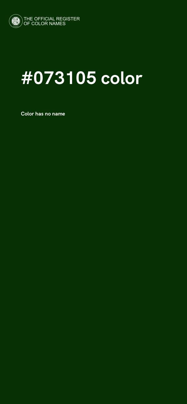 #073105 color image