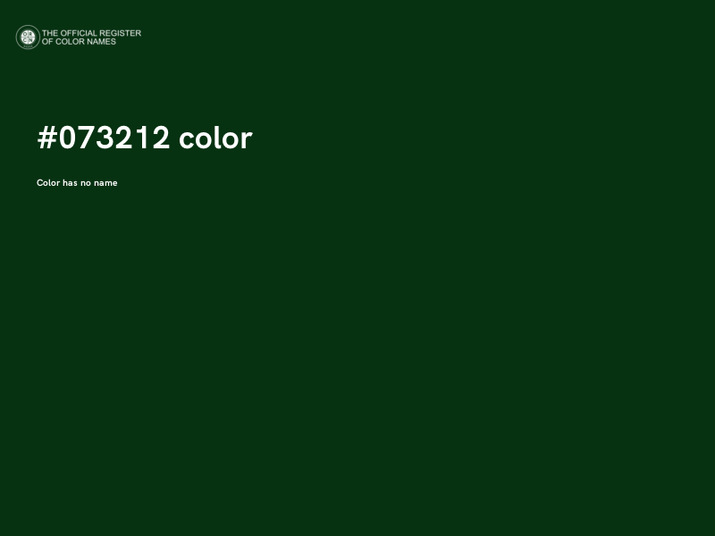 #073212 color image