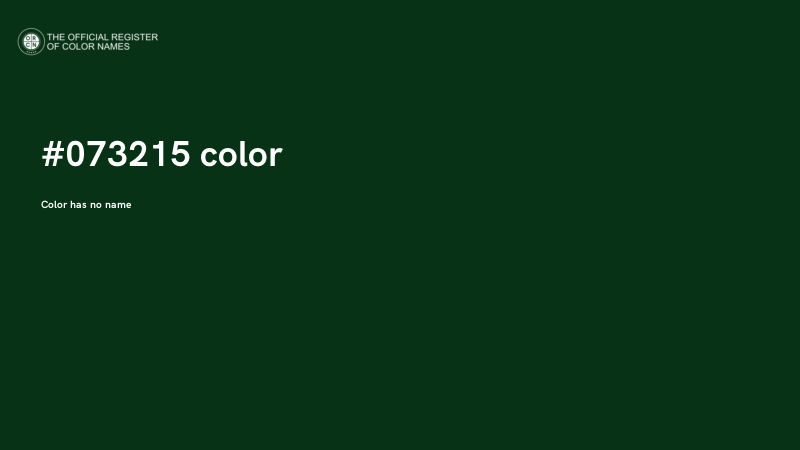 #073215 color image