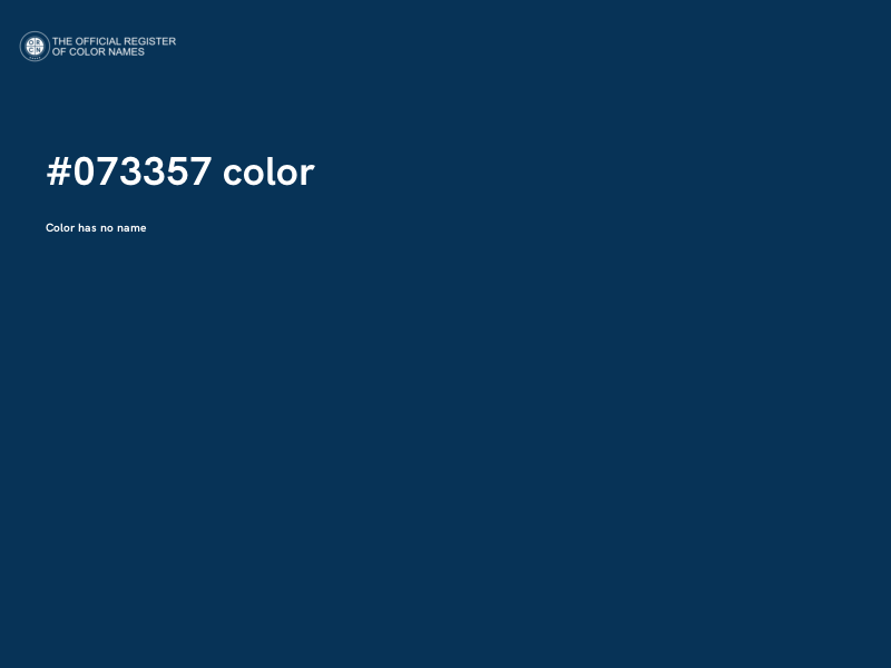 #073357 color image