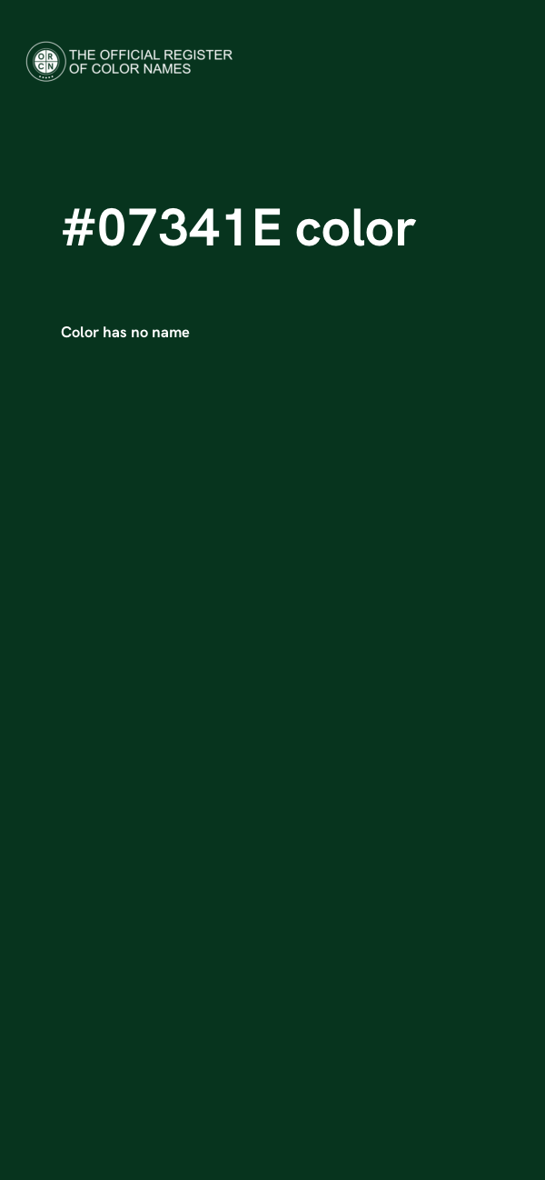 #07341E color image