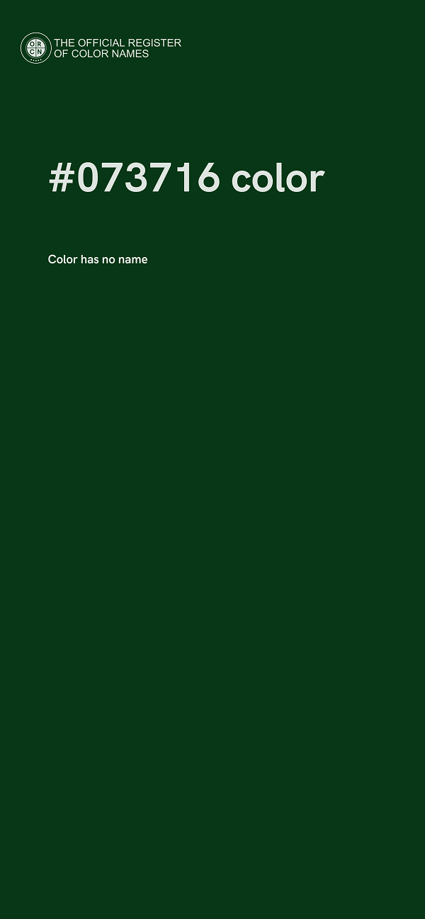 #073716 color image