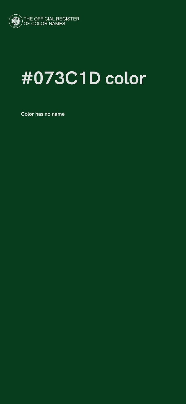 #073C1D color image