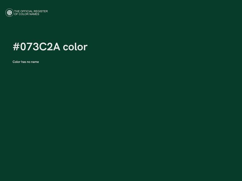 #073C2A color image