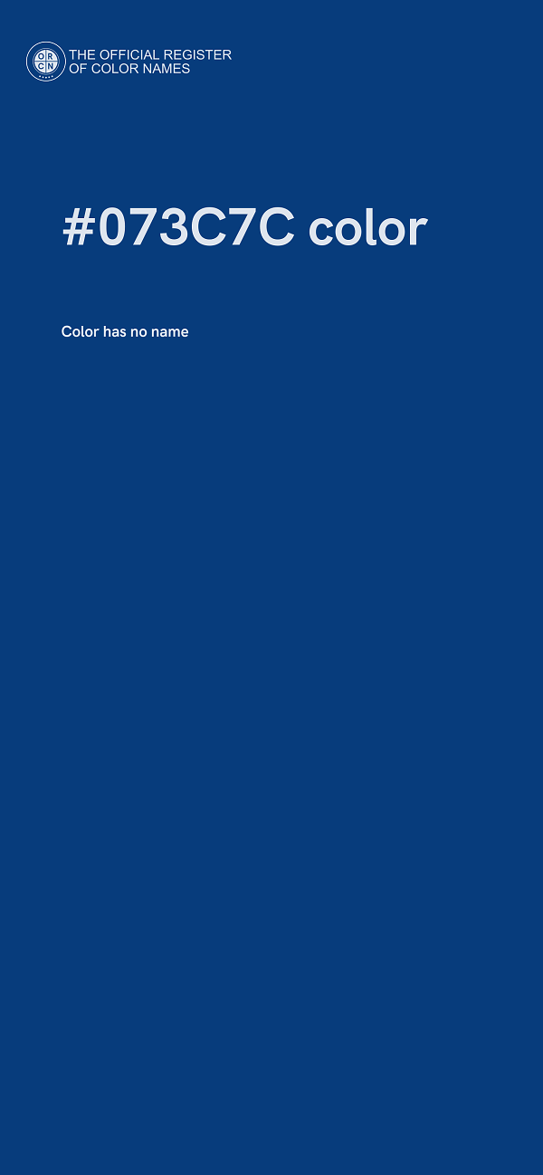 #073C7C color image